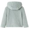 Kids' Hoodie Jacket Teddy Faux Fur - Mint Green 92 | HipoMarket