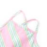 Stylish Sleeveless Kids' Dress with Drawstring - Pink 92