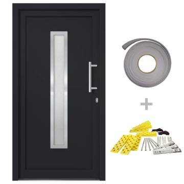 Front Door Anthracite 98x190 cm - Stylish & Secure