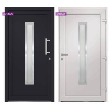 Front Door Anthracite 98x190 cm - Stylish & Secure