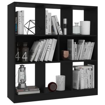 Stylish Black Book Cabinet - 97.5x29.5x100 cm | Hipomarket