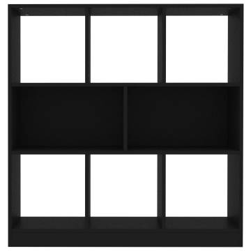 Stylish Black Book Cabinet - 97.5x29.5x100 cm | Hipomarket