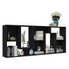 Stylish Black Book Cabinet 67x24x161 cm | HipoMarket