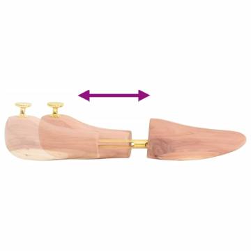 Shoe Stretcher with Horn - Solid Cedar EU 44-45 | Hipomarket