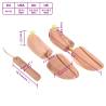 Shoe Stretcher with Horn - Solid Cedar EU 44-45 | Hipomarket