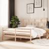 Bed Frame Solid Wood 180x200 cm Super King Size Colour natural Size 180 x 200 cm 