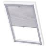 Pleated Blind White CK04 | Light Filtering & Privacy