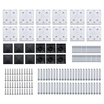 Fence Panel Set WPC 1830x - Durable Garden & Residential Fencing