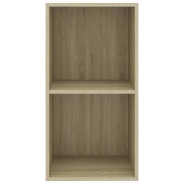 2-Tier Book Cabinet in Sonoma Oak - Stylish & Practical