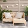 Garden Sofa 2-Seater with Footstool - Solid Pine Comfort