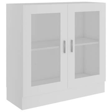 Vitrine Cabinet White 82.5x30.5x80 cm - Stylish & Durable Storage