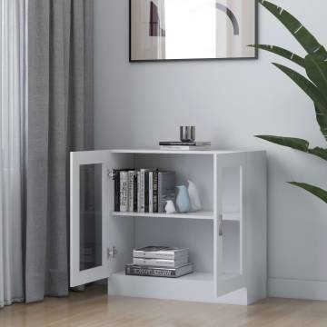 Vitrine Cabinet White 82.5x30.5x80 cm - Stylish & Durable Storage