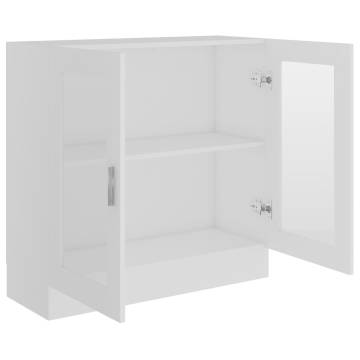 Vitrine Cabinet White 82.5x30.5x80 cm - Stylish & Durable Storage