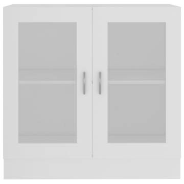 Vitrine Cabinet White 82.5x30.5x80 cm - Stylish & Durable Storage