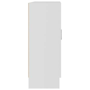 Vitrine Cabinet White 82.5x30.5x80 cm - Stylish & Durable Storage