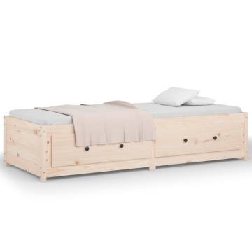 Day Bed 90x190 cm Single Solid Wood Pine - Versatile & Stylish