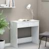 Desk White 80x40x75 cm Engineered Wood Colour white 