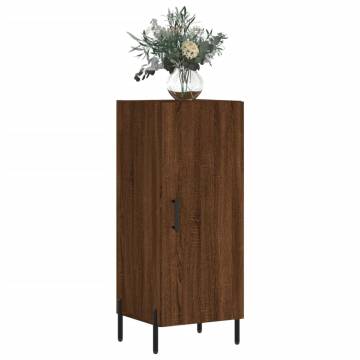 Modern Brown Oak Sideboard - 34.5x34x90 cm | Hipo Market