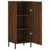 Modern Brown Oak Sideboard - 34.5x34x90 cm | Hipo Market