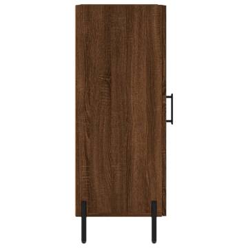 Modern Brown Oak Sideboard - 34.5x34x90 cm | Hipo Market