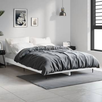 White Bed Frame 120x190 cm Small Double - Durable & Stylish