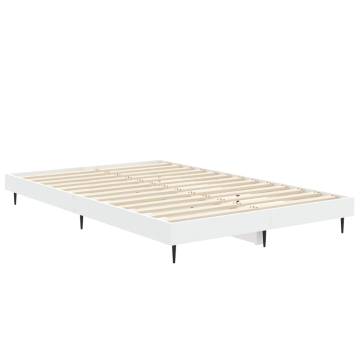 White Bed Frame 120x190 cm Small Double - Durable & Stylish