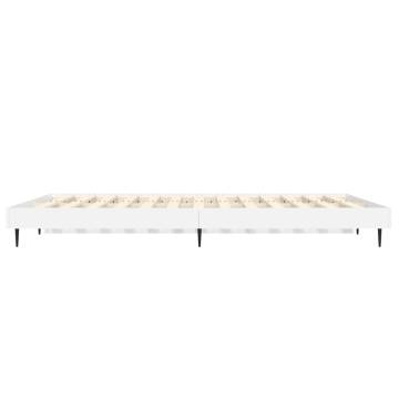 White Bed Frame 120x190 cm Small Double - Durable & Stylish