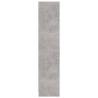 3-Tier Book Cabinet in Concrete Grey - Stylish & Practical