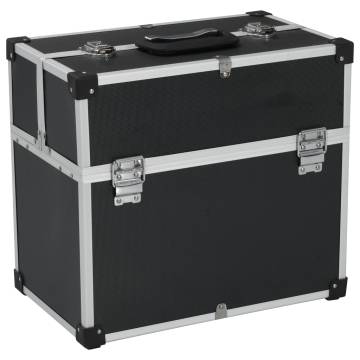 Black Aluminum Tool Case - 38x22.5x34 cm | Hipo Market