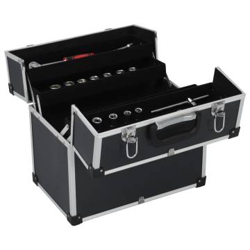 Black Aluminum Tool Case - 38x22.5x34 cm | Hipo Market