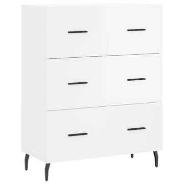 High Gloss White Sideboard - Stylish Storage Solution