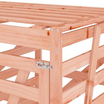 Quadruple Wheelie Bin Storage - Solid Wood Douglas | Hipo Market