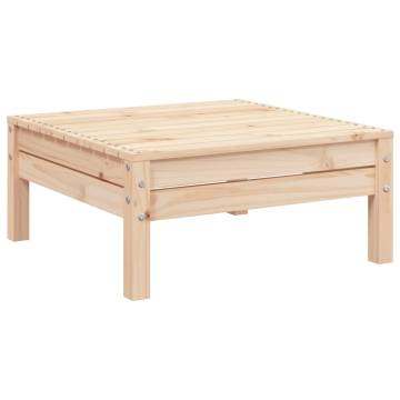 Garden Footstool Solid Wood Pine - Stylish and Durable