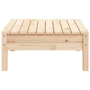 Garden Footstool Solid Wood Pine - Stylish and Durable