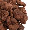 Volcanic Rocks 25 kg Red 1-2 cm for Aquariums & Landscaping