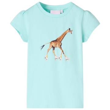 Kids' T-shirt Light Aqua 116 - Comfortable & Stylish