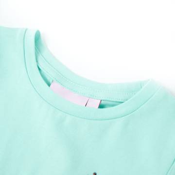 Kids' T-shirt Light Aqua 116 - Comfortable & Stylish