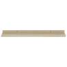 Stylish Wall Shelves - 4 pcs Sonoma Oak | HipoMarket