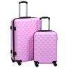 Hardcase Trolley Set 2 pcs Pink ABS Colour pink Quantity in Package 1 Number of wheels 4 