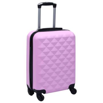 Stylish Pink Hardcase Trolley Set - 2 Pcs | Hipo Market