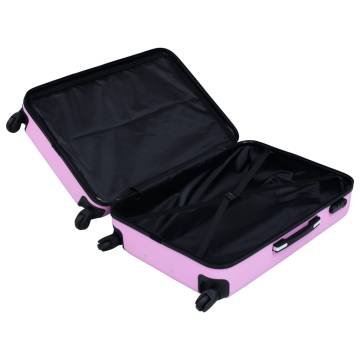 Stylish Pink Hardcase Trolley Set - 2 Pcs | Hipo Market