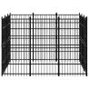 Outdoor Dog Kennel Steel 8.29 m² - Safe & Spacious for Dogs