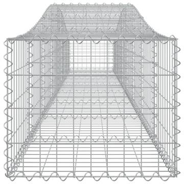 Arched Gabion Baskets 10 pcs - Durable Galvanised Iron