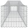 Arched Gabion Baskets 10 pcs - Durable Galvanised Iron