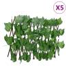 Artificial Grape Leaf Trellis Expandable Green 5 pcs 180x20 cm Size 180 x 20 cm Quantity in Package 5 