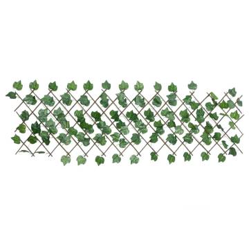 Artificial Grape Leaf Trellis - Expandable Green 5 pcs