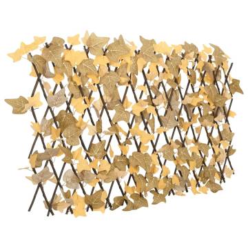 Artificial Maple Leaf Trellis - Expandable Orange 5 pcs