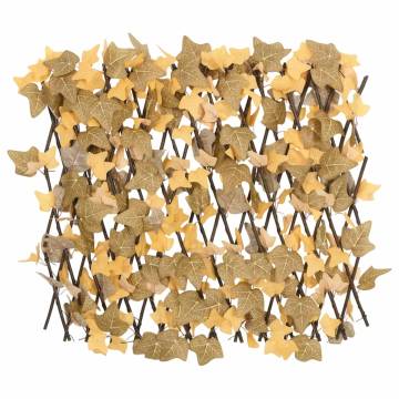 Artificial Maple Leaf Trellis - Expandable Orange 5 pcs