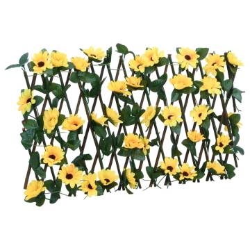 Artificial Ivy Trellis Expandable 5 pcs Yellow - 180x20 cm