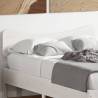 Headboard White 135 cm Solid Wood Pine Colour white Size 135 cm Quantity in Package 1 